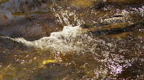Flowing water, slow motion Stock-Footage 32078152