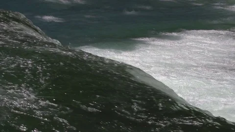 Flowing water in slow motion Stock Footage 72696517