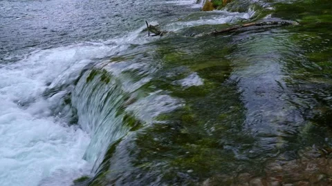 Flowing water stream Video stock 153536316