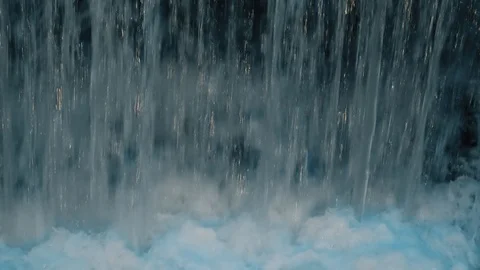 Flowing water streaming down Video stock 100547812