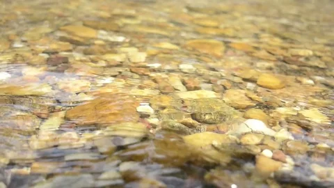 Flowing water surface Stock Footage 80753468