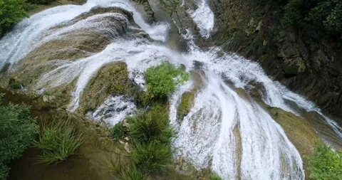 Flowing waterfall Stock Footage 102825256