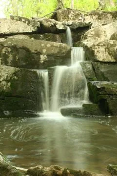 Flowing waterfall Foto stock