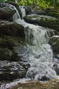 Flowing Waterfall Stock Photos