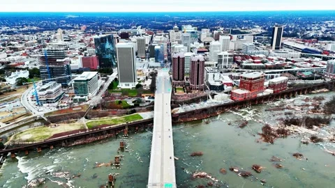 Flowing Waters - Richmond, VA Video stock 336414152