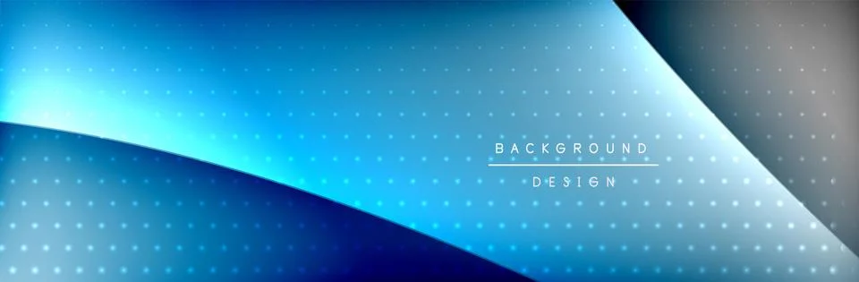 Flowing waves with 3d shadow effects and fluid gradients. Dynamic trendy イラスト素材