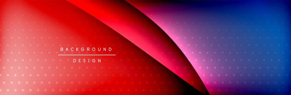 Flowing waves with 3d shadow effects and fluid gradients. Dynamic trendy イラスト素材