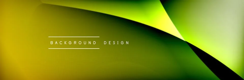 Flowing waves with 3d shadow effects and fluid gradients. Dynamic trendy イラスト素材