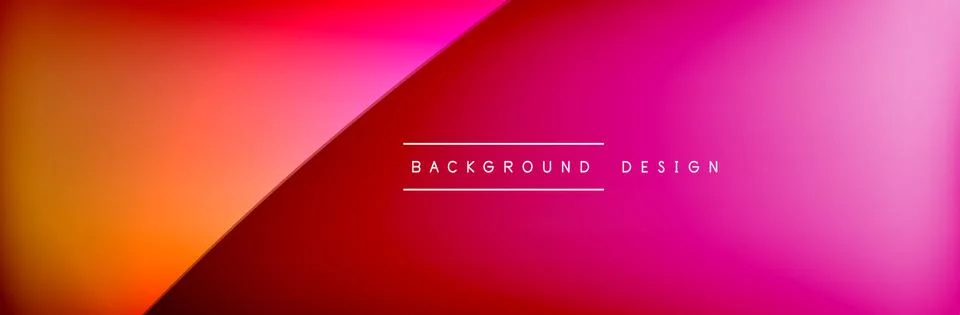 Flowing waves with 3d shadow effects and fluid gradients. Dynamic trendy Stock Illustration