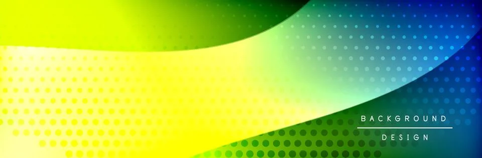 Flowing waves with 3d shadow effects and fluid gradients. Dynamic trendy Stock Illustration