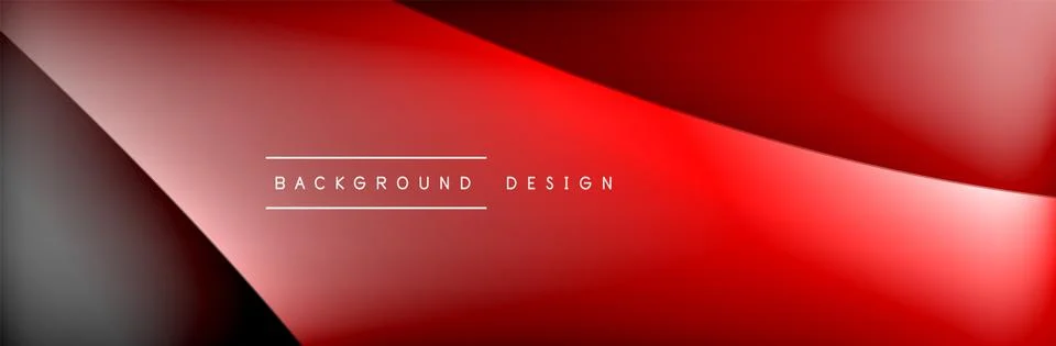 Flowing waves with 3d shadow effects and fluid gradients. Dynamic trendy Stock Illustration