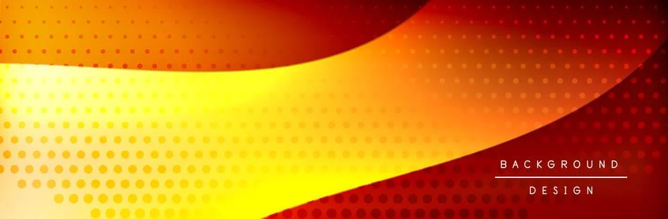 Flowing waves with 3d shadow effects and fluid gradients. Dynamic trendy Stock Illustration