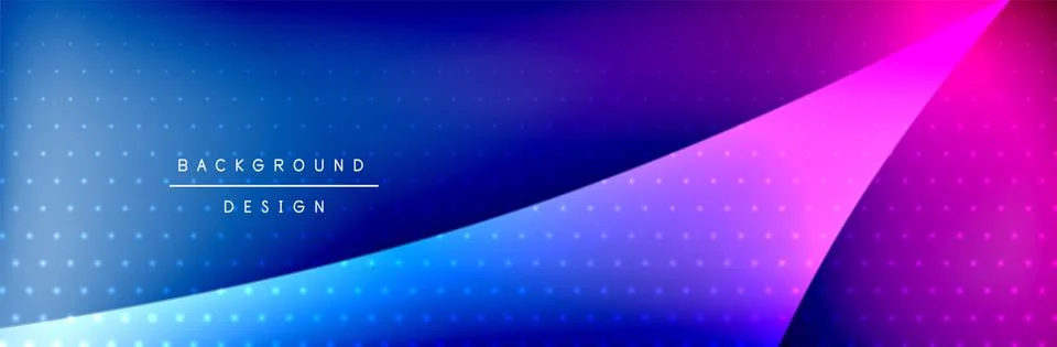 Flowing waves with 3d shadow effects and fluid gradients. Dynamic trendy Stock Illustration