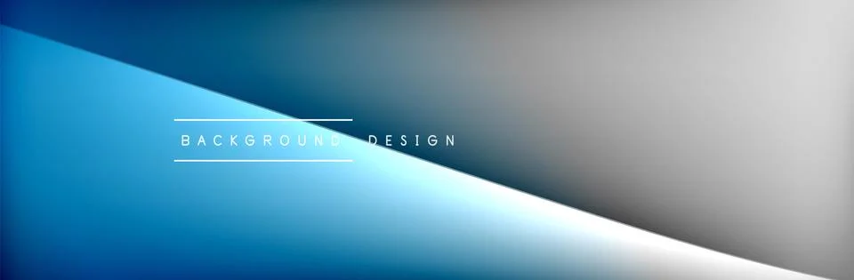 Flowing waves with 3d shadow effects and fluid gradients. Dynamic trendy Stock Illustration