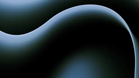 Flowing waves mesmerize with dynamic 3D textures and blue light Stock Footage 332466138