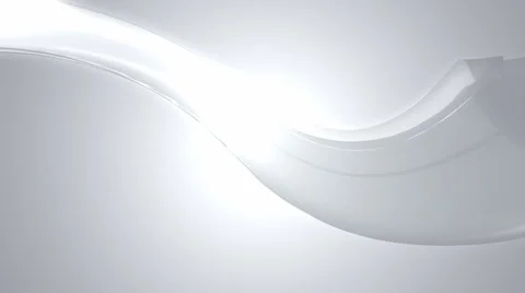 Flowing white curve Stock Footage 53103472