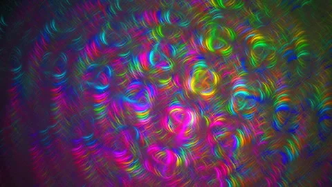 Flows of energy motion, spin. Varicolored pattern. Stock Footage 261649268