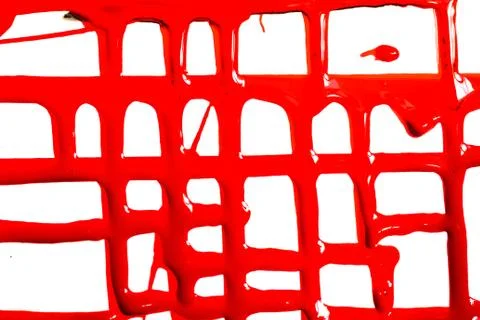 Flows of red paint Stock Photos
