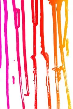 Flows of red paint Stock Photos