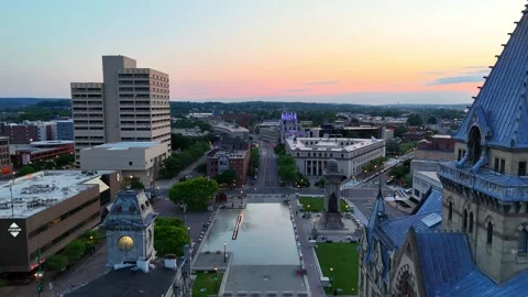 Flows Through - Syracuse, NY Video stock 336467684