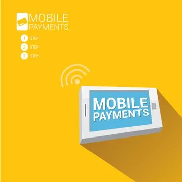 Flsmartphone processing of mobile payments Stock Illustration