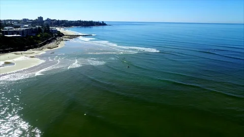 Flting over coast Stock Footage 99778529