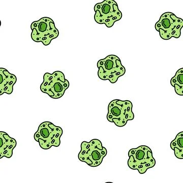 Flu bacteria virus vector seamless pattern Stock Illustration