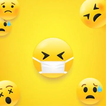 Flu epidemic vector concept. Vector vertical frame for a text Illustrazione stock