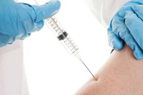 Flu shot Stock Photos