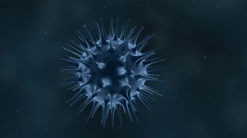Flu virus animation 库存影片 126781619