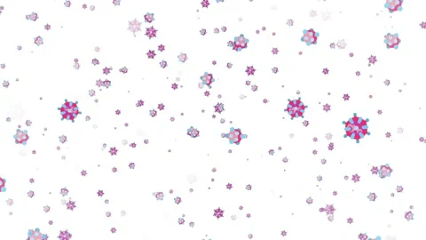 Flu Virus Animation Stock Footage 132614205