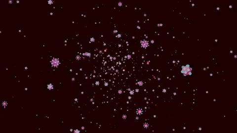 Flu Virus Animation Stock Footage 132616464