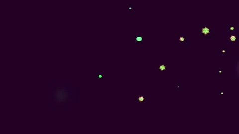 Flu Virus Animation Stock Footage 132678672