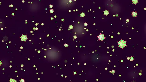 Flu Virus Animation Stock Footage 132678676