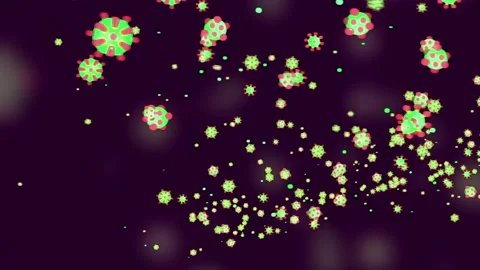 Flu Virus Animation Stock Footage 132679070