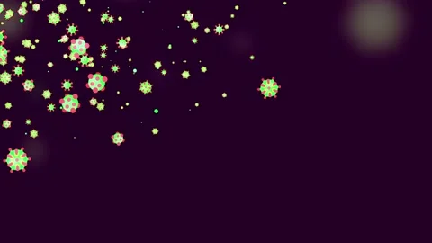 Flu Virus Animation Stock Footage 132679082