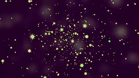 Flu Virus Animation Stock Footage 132679233