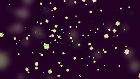 Flu Virus Animation Stock Footage 132679313