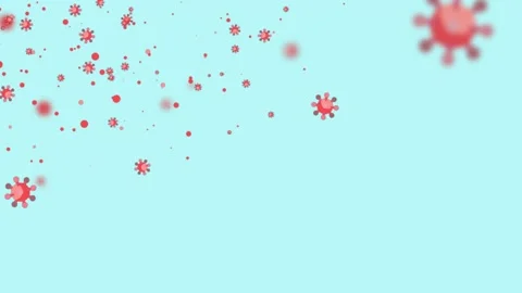 Flu Virus Animation Stock Footage 132932707