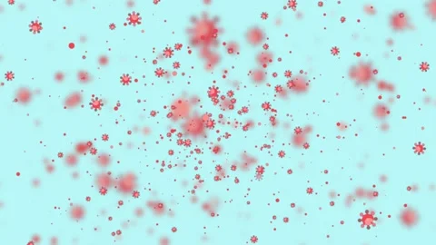 Flu Virus Animation Stock Footage 132932735