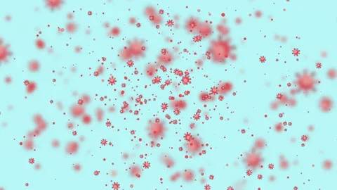 Flu Virus Animation Stock Footage 132932752