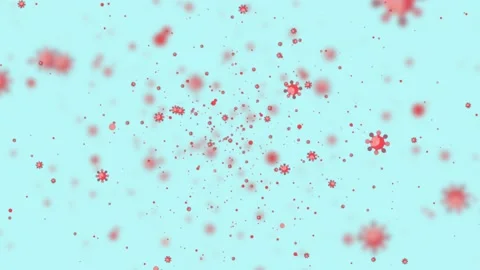 Flu Virus Animation Stock Footage 132932760