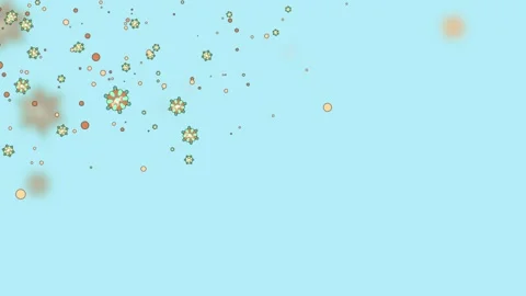 Flu Virus Animation Video stock 133107752