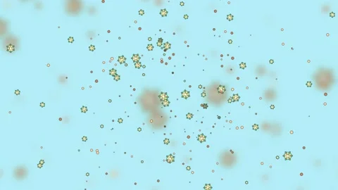 Flu Virus Animation Video stock 133107767