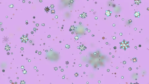 Flu Virus Animation Video stock 133107876