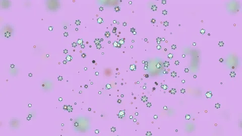 Flu Virus Animation Video stock 133107916