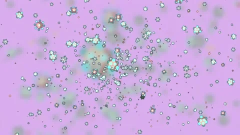 Flu Virus Animation Video stock 133107929