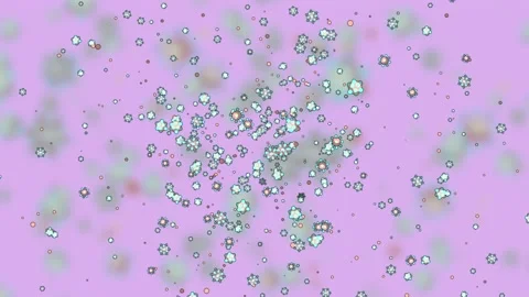 Flu Virus Animation Video stock 133107931