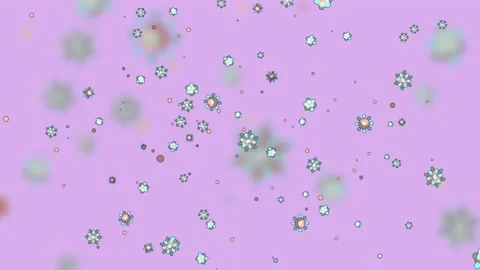 Flu Virus Animation Video stock 133107957