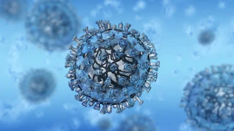 Flu  virus Stock Footage 24726105